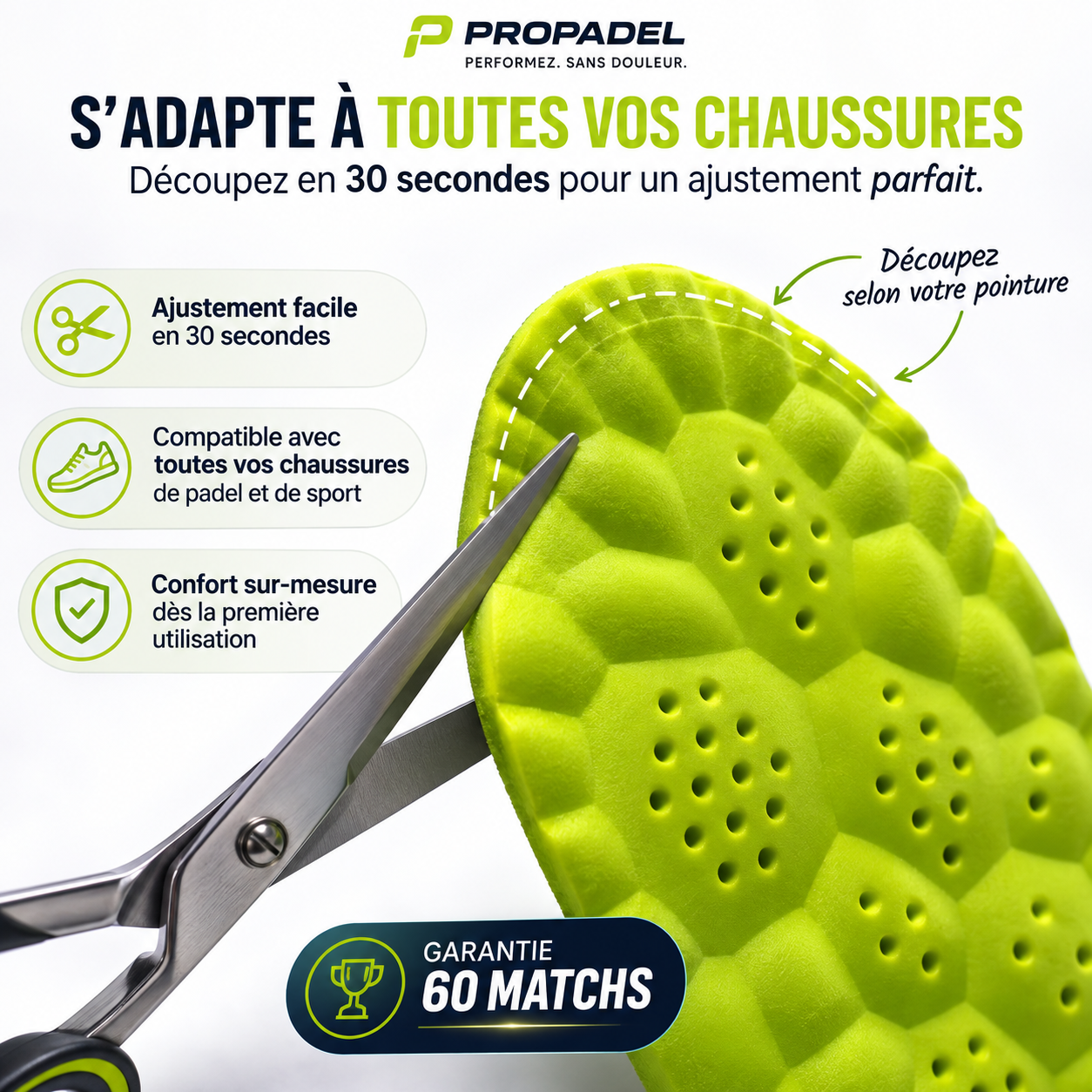 Semelles ProPadel